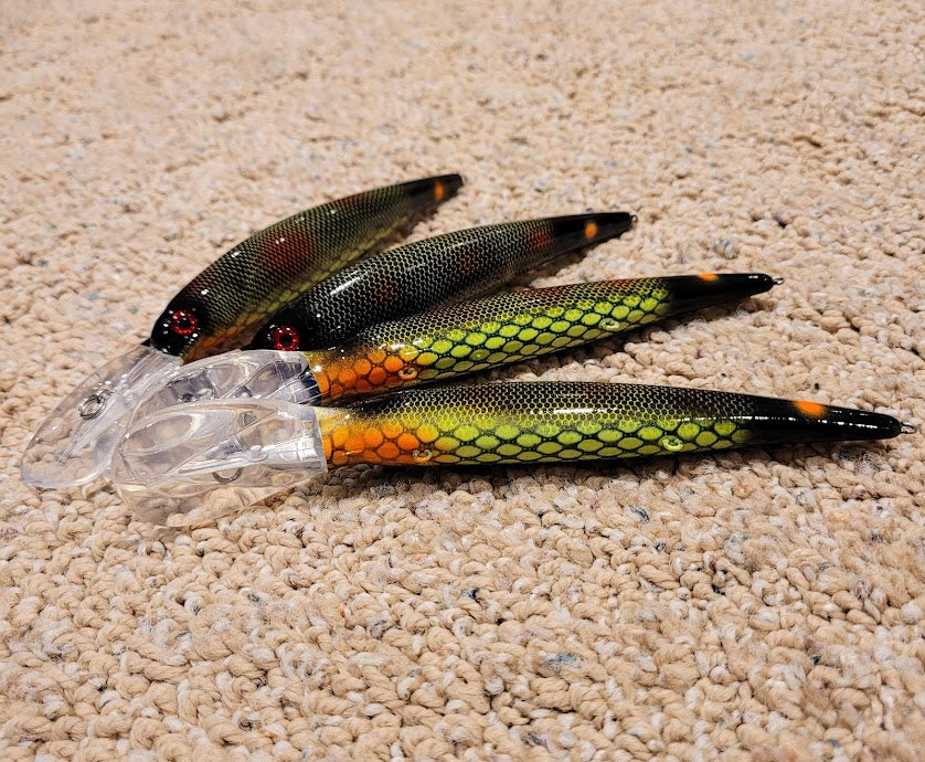 Custom Painted Berkley Flicker Minnow #9