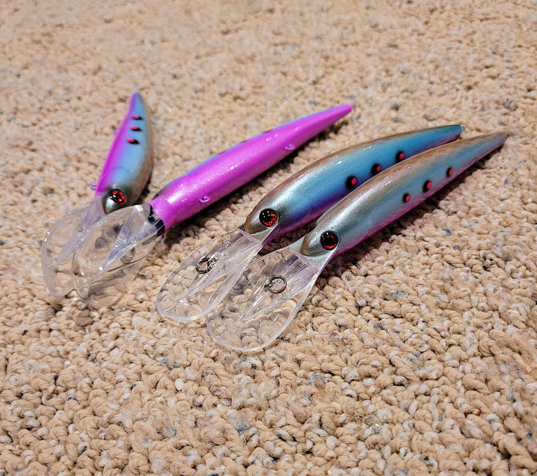 Custom Painted Berkley Flicker Minnow #9