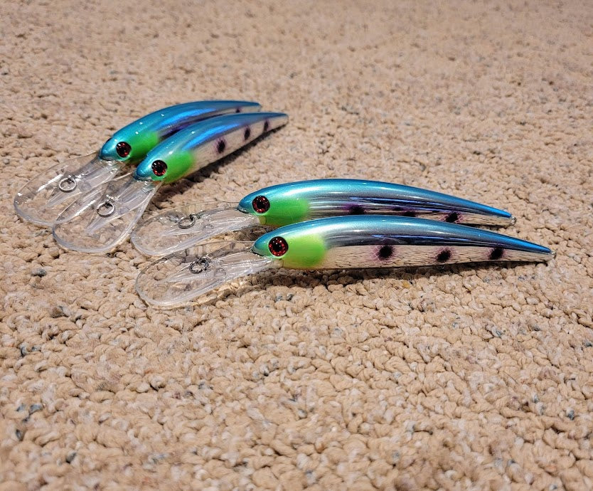 Custom Painted Berkley Flicker Minnow #9