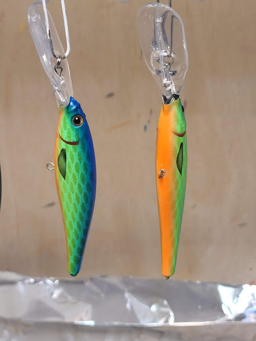 Custom Painted Berkley Flicker Minnow #9
