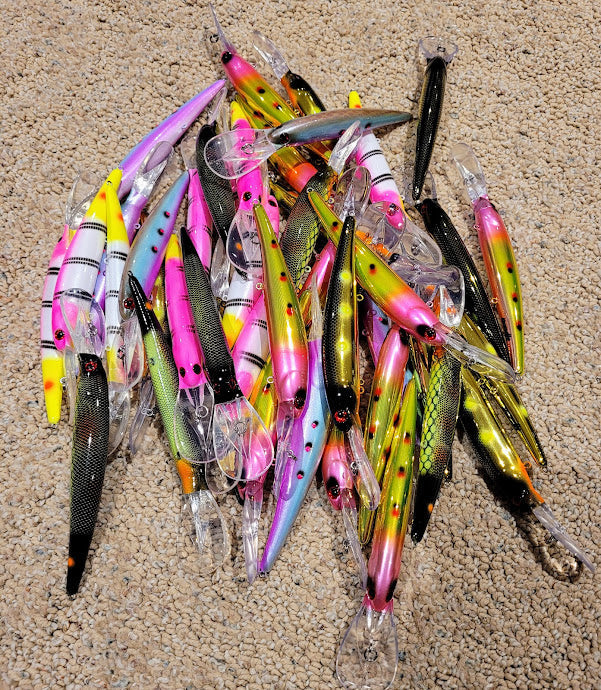 Custom Painted Berkley Flicker Minnow #9