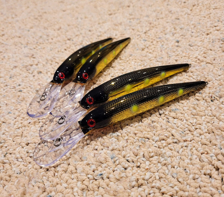 Custom Painted Berkley Flicker Minnow #9 – Bones Baits