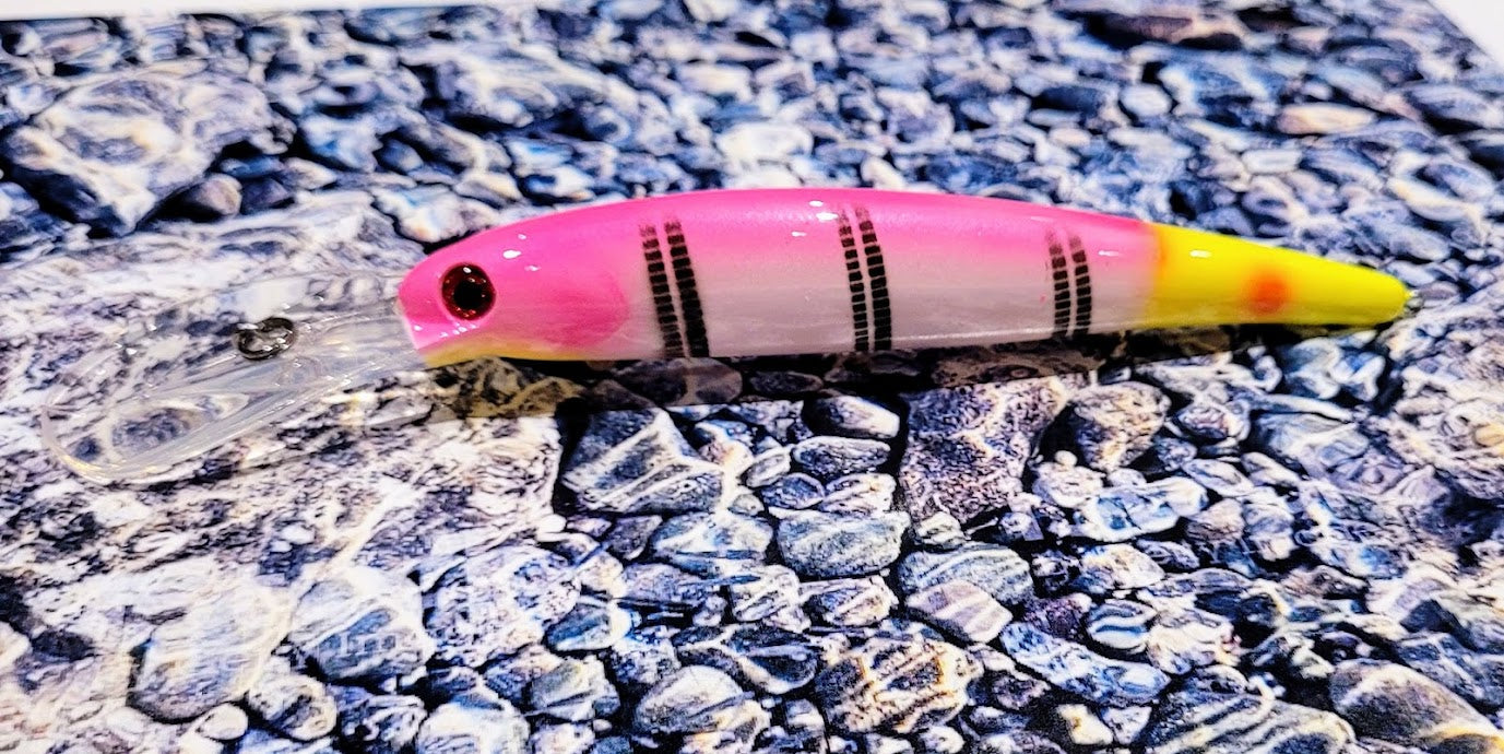 Custom Painted Berkley Flicker Minnow #9 – Bones Baits