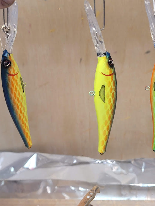 Custom Painted Berkley Flicker Minnow #9